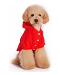 Bluelans Puppy Dog Cute Winter Warm Hooded Sweatshirt Hoodie Pet Apparel Dog Clothes S (Red)