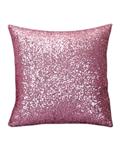 Bluelans Sequins Pillow Case Pure Color Sofa Throw Cushion Cover Home Decor Pink