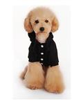 Bluelans Puppy Dog Cute Winter Warm Hooded Sweatshirt Hoodie Pet Apparel Dog Clothes XXL (Black)