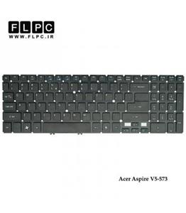 کیبورد لپ تاپ ایسر Acer Aspire V5-573 مشکی-اینتر کوچک-بدون فریم