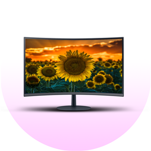 مانیتور منحنی 27 اینچ Samsung مدل S27C390EAM Curved Monitor Samsung C390 27