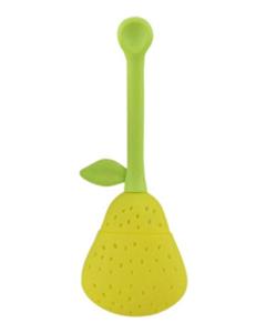 Bluelans Silicone Pear Tea Leaf Strainer Herbal Spice Infuser Teacup Teapot Filter 