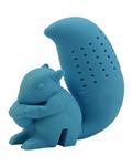 Bluelans Squirrel Tea Infuser Loose Leaf Strainer Herbal Spice Silicone Filter Diffuser Sky Blue