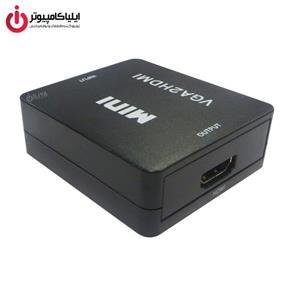 تبدیل تصویر VGA به HDMI برند لایمستون مدل LS-V2H + انتقال صدا  Limestone LS-V2H VGA To HDMI Converter + Audio