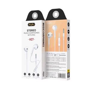 هندزفری سیمی اورجینال کینگ یو مدل H27