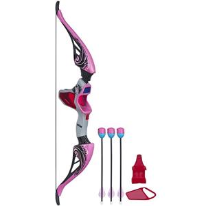 مجموعه تیر و کمان نرف مدل  Nerf Rebelle Agent Bow Blaster Pink Deco