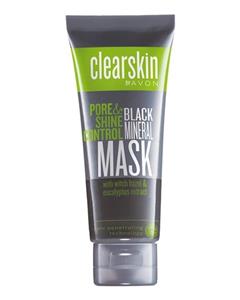 ماسک زغال صورت حجم 75 میل Avon Clearskin Pore  Shine Control Black Mineral Mask