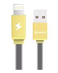Awei 1000mm CL-200 flat double-sided usb design Quick charge  data Lightning Cable