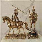 مجسمه برنزی گلادیاتور و سرباز رومی کد ۲۸۴۵-۲۸۴۷
