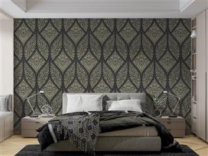 کاغذ دیواری لاکچری مدل هندسی W10129700