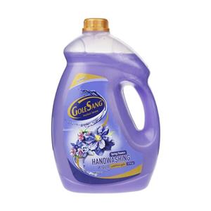 مایع دستشویی گل سنگ مدل Purple Spring Flower مقدار 3750 گرم