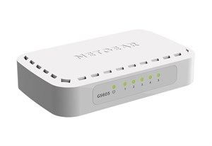 سوئیچ 5 پورت برند NETGEAR مدل GS605