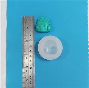 لوازم شمع سازی قالب سیلیکونی مدل کوله پشتی مناسب کار با انواع خمیر و رزین اپوکسی 