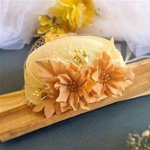 کلاه مجلسی و عروس زنانه مدل دو طبقه (دارای رنگ بندی)