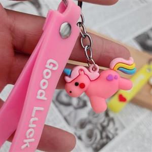 جاکلیدی ( جاسوییچی ) مدل اسب تک شاخ پونی یونیکورن سیلیکونی