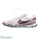 کفش فوتسال استریت گتو طرح اصلی Nike Streetgato IC Pink White Black