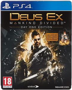 دیسک بازی Deus - Ex: Mankind Divided Day One Edition (Steel Book) برای ps4