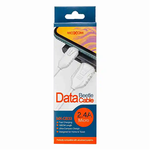 کابل شارژ USB به MICRO موکسوم مدل MX_CB33