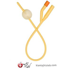 کاتتر فولی دو راه سوپا لاتکسی با شیر لاستیکی سایز 20