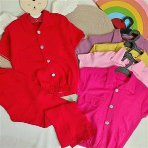 بلوز شلوار ابرو بادی دخترانه