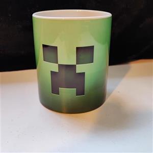 ماگ سرامیکی سفید طرح بازی ماین کرافت کد Minecraft 03