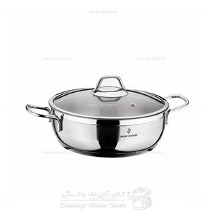 تابه سوفرام استیل دو دسته 24