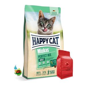 غذای خشک گربه پرفکت میکس هپی کت با طعم میکس Happycat perfect mix وزن ۱ کیلوگرم ( بسته بندی ملودی مهربانی )