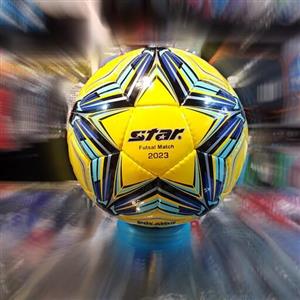 توپ فوتسال استار Star با بهترین کیفیت (دوخت و پرس) آبی جدید 2023