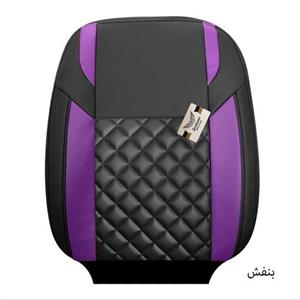 روکش صندلی چرم سوشیانت مدل کاج برای کوییک و تیبا دو (2) رنگبندی (بنفش)