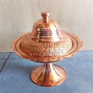 خرما خوری گلدار مسی