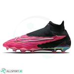 کفش فوتبال نایک فانتوم طرح اصلی Nike Phantom Superfly  GX Elite Pink Black