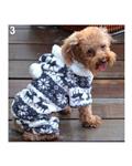 Bluelans Pet Dog Puppy Cute Elk Warm Winter Soft Sweater Hoodie Jumpsuit Coat Clothes Outwear XL (Gray)