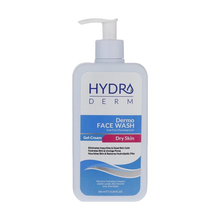 ژل شستشو صورت هیدرودرم Hydroderm مدل Dermo Face Wash حجم 350 میلی لیتر