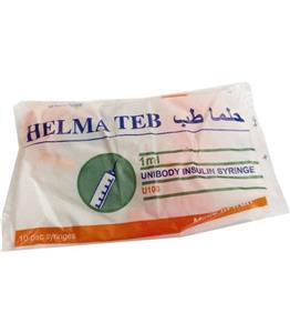 سرنگ انسولین حلما ۱۰ عددی نیدل ۳۰ (جعبه ۱۰۰ عددی)
