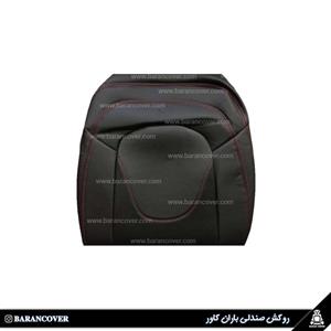 روکش صندلی هایما S7 چرم مشکی دوخت قرمز