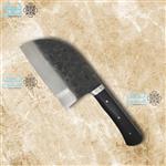 چاقوی سرآشپز مدل صربستانی( المازان Almazan knife با دسته پلکسی گلس سفارشی استاد هادی 