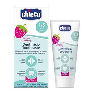 خمیر دندان چیکو chicco با طمع توت فرنگی