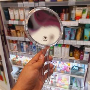 آینه آرایشی بزرگنمایی 7 برابر دو طرفه طلقی شفاف 
