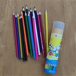 مداد رنگی 18 رنگ لوله ای CANDY BEAY  وارداتی، مداد نقاشی، مداد رنگ آمیزی