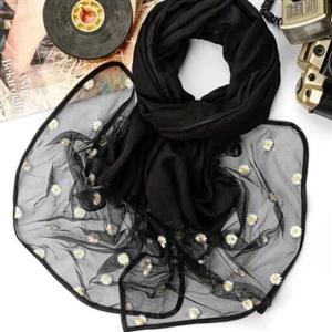 شال اسلپ دستک بابونه دور گان (2طرف دستک تضمین جنس و دوخت و کیفیت قواره طول 200 و عرض 75