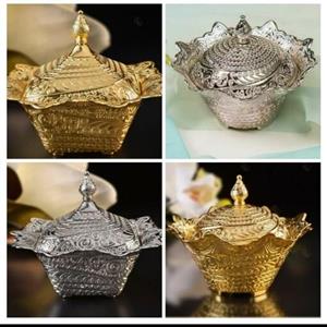 بسته 6 عددی قندان فلزی مارک زارا zara ، رنگ و لعاب ثابت و ضمانتی