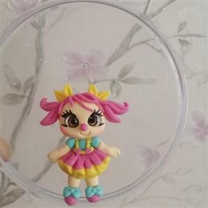 پیکسل خمیری دلقک دختر ضد اب گلسر سازی رنگی