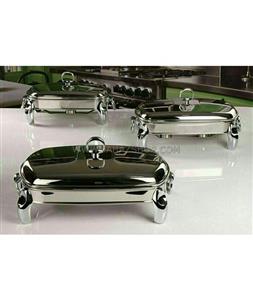 سوفله مستطیل پافیلی نقره ای کوچک