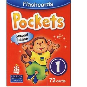 فلش کارت کتاب پاکتس یک pockets 1 second edition flash cards
