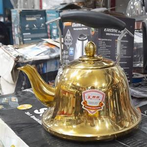 قوری طلایی رنگ ثابت