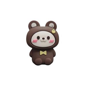 تراش سیلیکونی مدل عروسکی طرح خرس رنگ قهوه ای