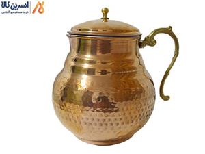 پارچ درب دار مسی