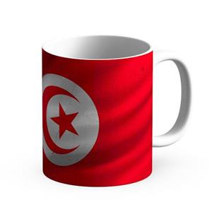میم تیم ماگ سرامیکی طرح جام جهانی فوتبال 2018 - تونس 