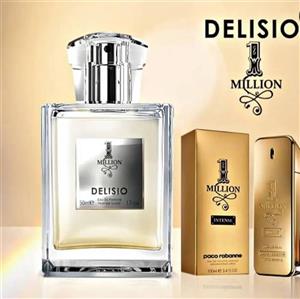 ادکلن دلیسیو  DELISIO رایحه وان میلیون ONE MILLION حجم 50 میل