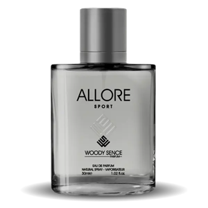 عطر جیبی مردانه وودی سنس مدل آلور اسپورت Allore Sport حجم 30 میلی لیتر